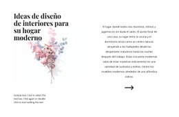 Formas Florales En El Interior.: Página De Destino Definitiva