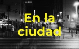 En La Ciudad - Hermosa Plantilla HTML5