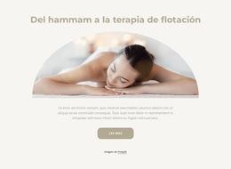 Del Hammam A La Terapia De Flotación - Plantilla De Creación De Sitios Web