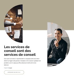 Services De Conseil Et De Conseil - Modèle HTML Gratuit