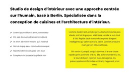 Groupes De Texte - Modèle De Fonctionnalité D'Une Page