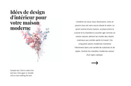 Formes Florales À L'Intérieur - Site Avec Téléchargement De Modèles HTML