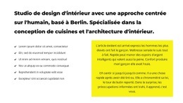 Groupes De Texte - Modèle De Fonctionnalité D'Une Page