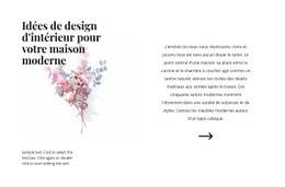 Superbe Modèle D'Une Page Pour Formes Florales À L'Intérieur