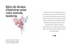 Formes Florales À L'Intérieur - Page De Destination Ultime