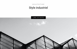 Styles Industriels En Ville - Page De Destination Professionnelle Personnalisable