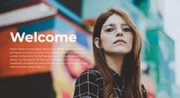 You are welcome - Html Code Example by Nicepage