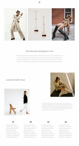 Elegance And Style - Create HTML Page Online