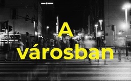 A Városban – Reszponzív Webhely