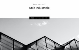 Stili Industriali In Città - Website Creator HTML