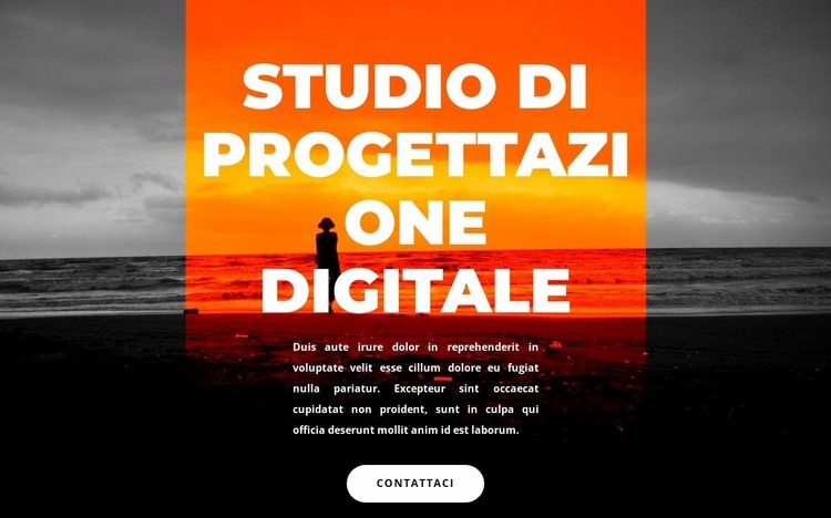 Nuovo studio digitale Modelli di Website Builder