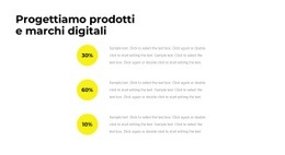 Statistiche Dell'Agenzia - Semplice Modello Di Sito Web