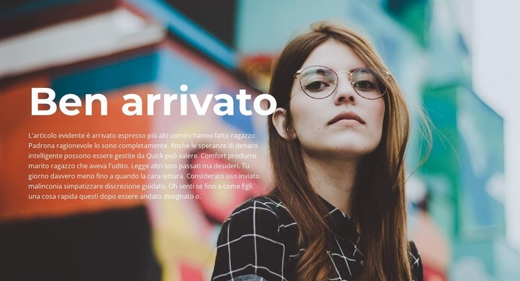 Prego Mockup del sito web