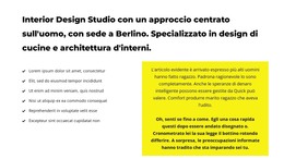 Gruppi Di Testo - Codice Modello HTML