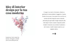 Forme Floreali All'Interno - Modello HTML5 A Pagina Singola