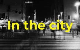 In The City Template Design