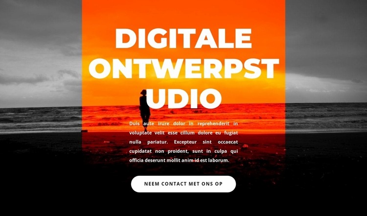 Nieuwe digitale studio Sjabloon voor één pagina