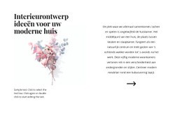 Gratis Webontwerp Voor Bloemige Vormen In Het Interieur