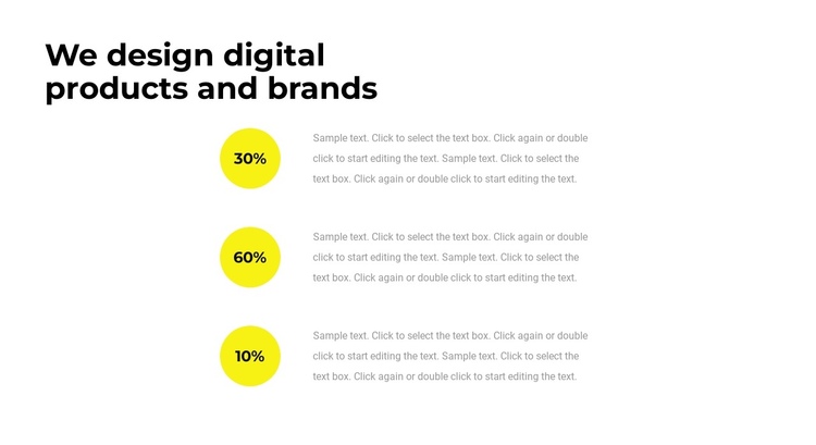 Agency statistics One Page Template