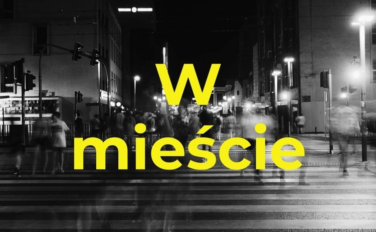 W mieście Projekt strony internetowej