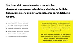 Grupy Tekstowe - Kod Szablonu HTML