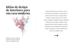 Formas Florais No Interior - Modelo Premium