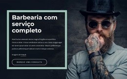 Modelo HTML5 Mais Criativo Para Barbearia NY