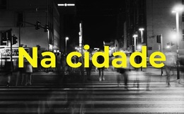 Na Cidade - Modelo De Página De Destino