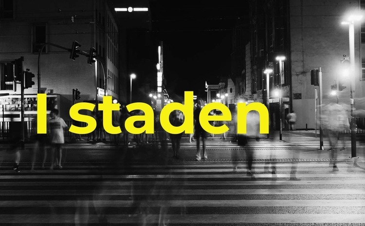 I staden WordPress -tema