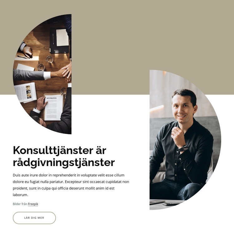 Konsulttjänster och rådgivning WordPress -tema