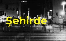 Şehirde - HTML5 Website Builder