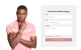 Sizinle Iletişime Geçilecektir - HTML5 Açılış Sayfası