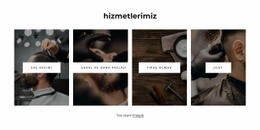 Berber Dükkanı Hizmetleri - Duyarlı Tasarım