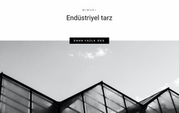 Şehirdeki Endüstriyel Tarzlar - Basit Tasarım