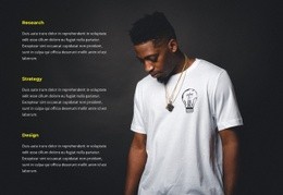 Three Divisions Web Page Design