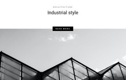 Industrial Styles In The City - Web Page Design