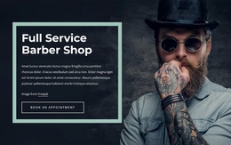 Awesome Landing Page For Barber Shop NYC