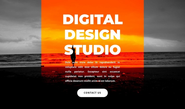 New digital studio Website Template