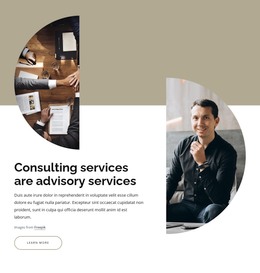 Consulting And Advisory Services - Awesome WordPress Theme