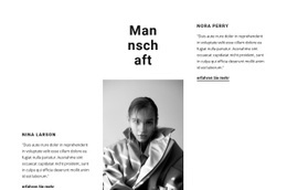 Unsere Mitarbeiter Erzählen - Responsive Website-Vorlagen