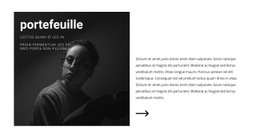 Conception De Site Web Premium Pour Portfolio Pour Trouver Un Travail Intéressant