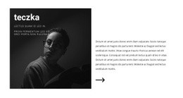 Projekt Strony Premium Dla Portfolio Do Znalezienia Interesującej Pracy