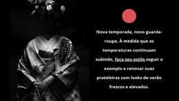 Ferramenta De Maquete De Site Para Roupa Da Moda Japonesa