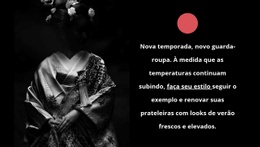 Roupa Da Moda Japonesa - Modelo HTML5, Responsivo, Gratuito