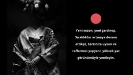 Japon Giyim Modası Için Şablon Demosu
