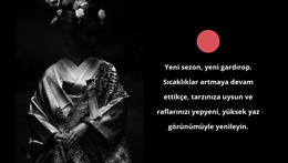 Japon Giyim Modası Için Platform Şablonunu Başlatın