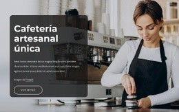 Cafetería Artesanal Única - Diseñado Profesionalmente