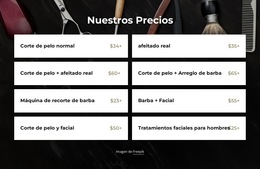 Precios De Barbería