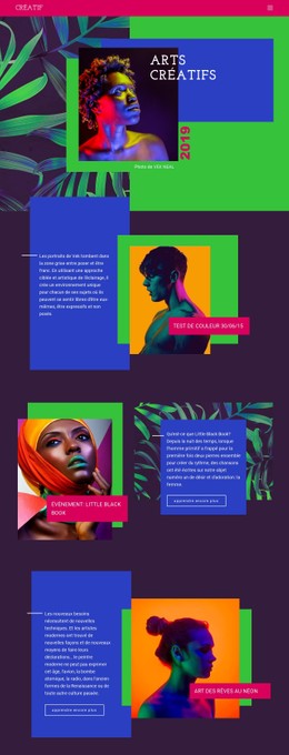 Idées D'Art Créatif - Meilleur Modèle CSS