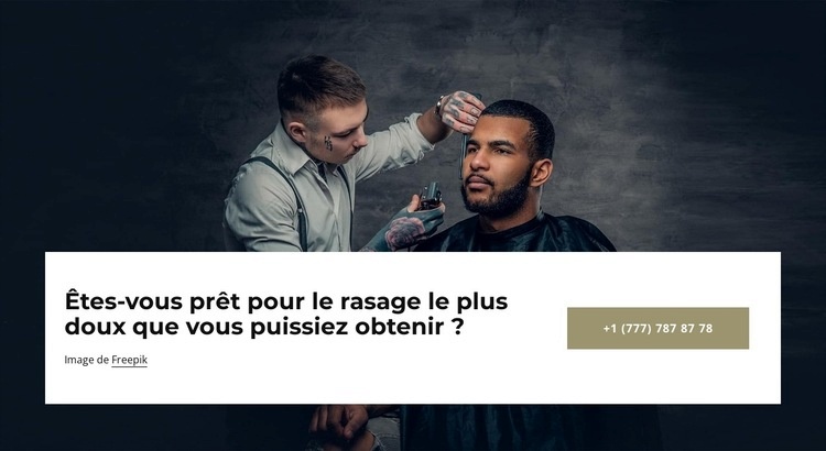 Réservez nos services Modèle